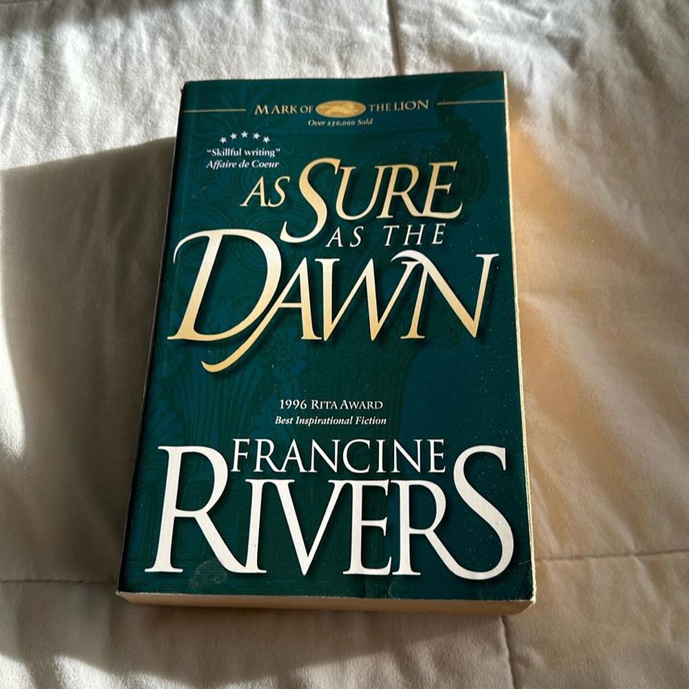 Francine Rivers As Sure As The Dawn Mark Of the lion Series, Paperback, New